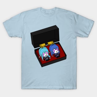 candy pop and candy cane chibi figure T-Shirt